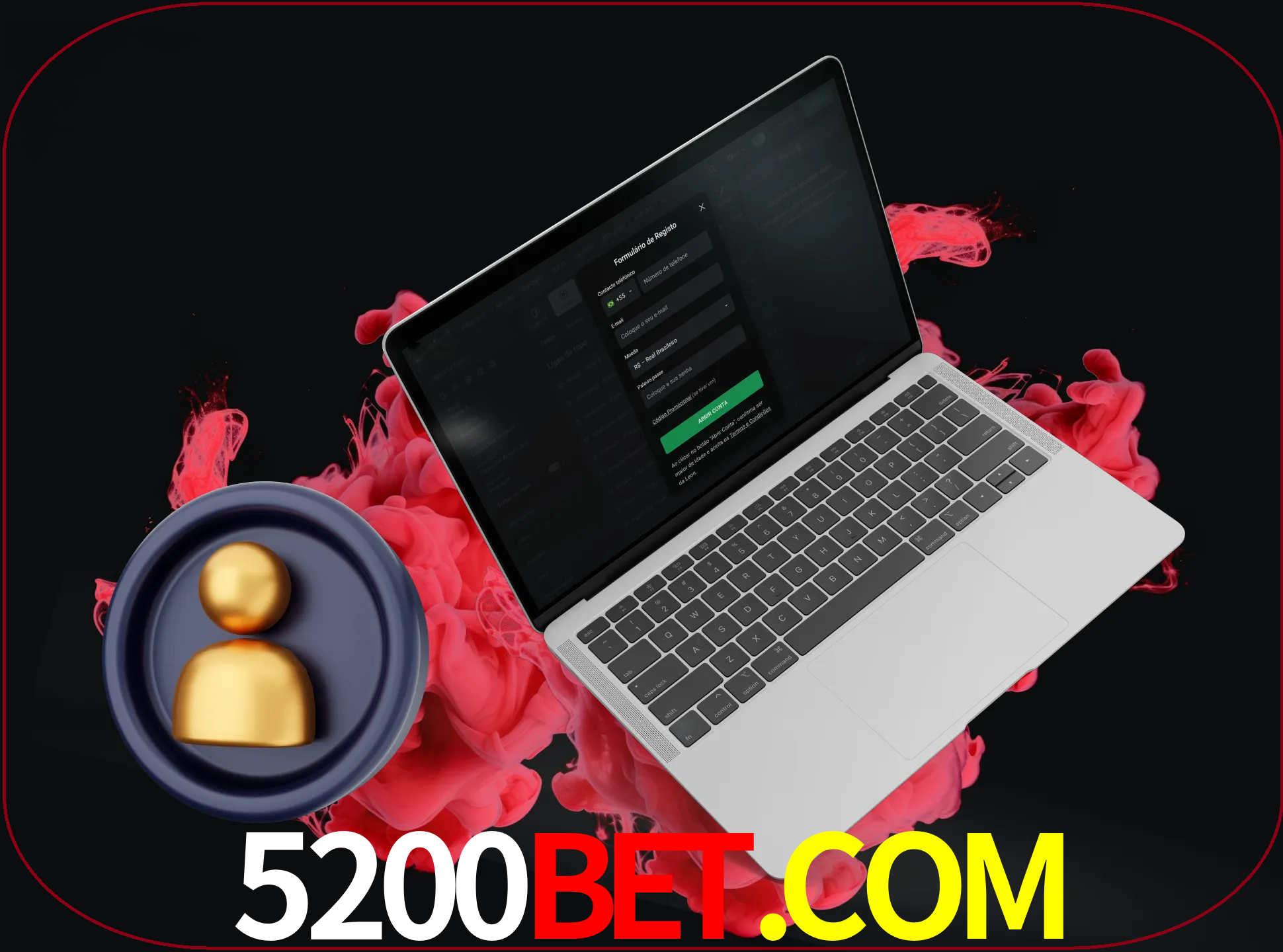 No cabeçalho do site 5200bet, clique no botão que o levará a um formulário especial onde terá de introduzir as suas informações actuais.