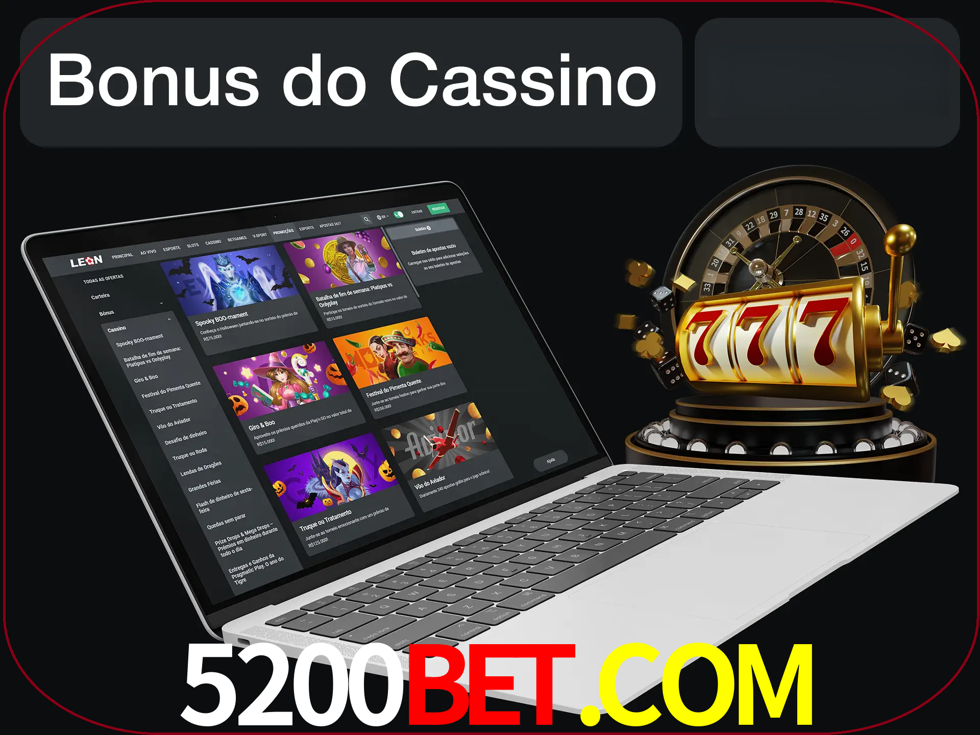 Use o bônus do cassino para começar melhor.