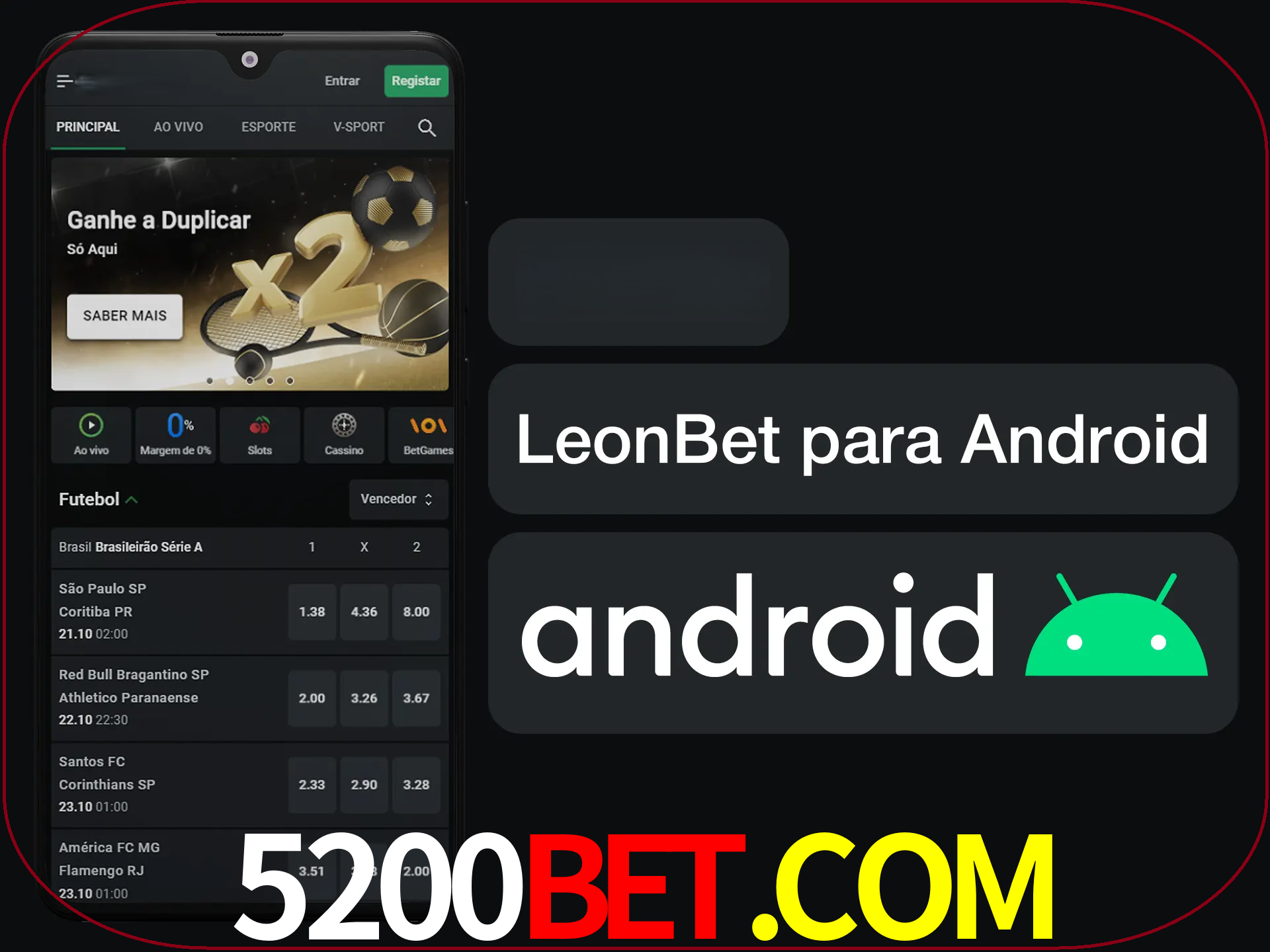 Adquira sua versão poket de LeonBet.