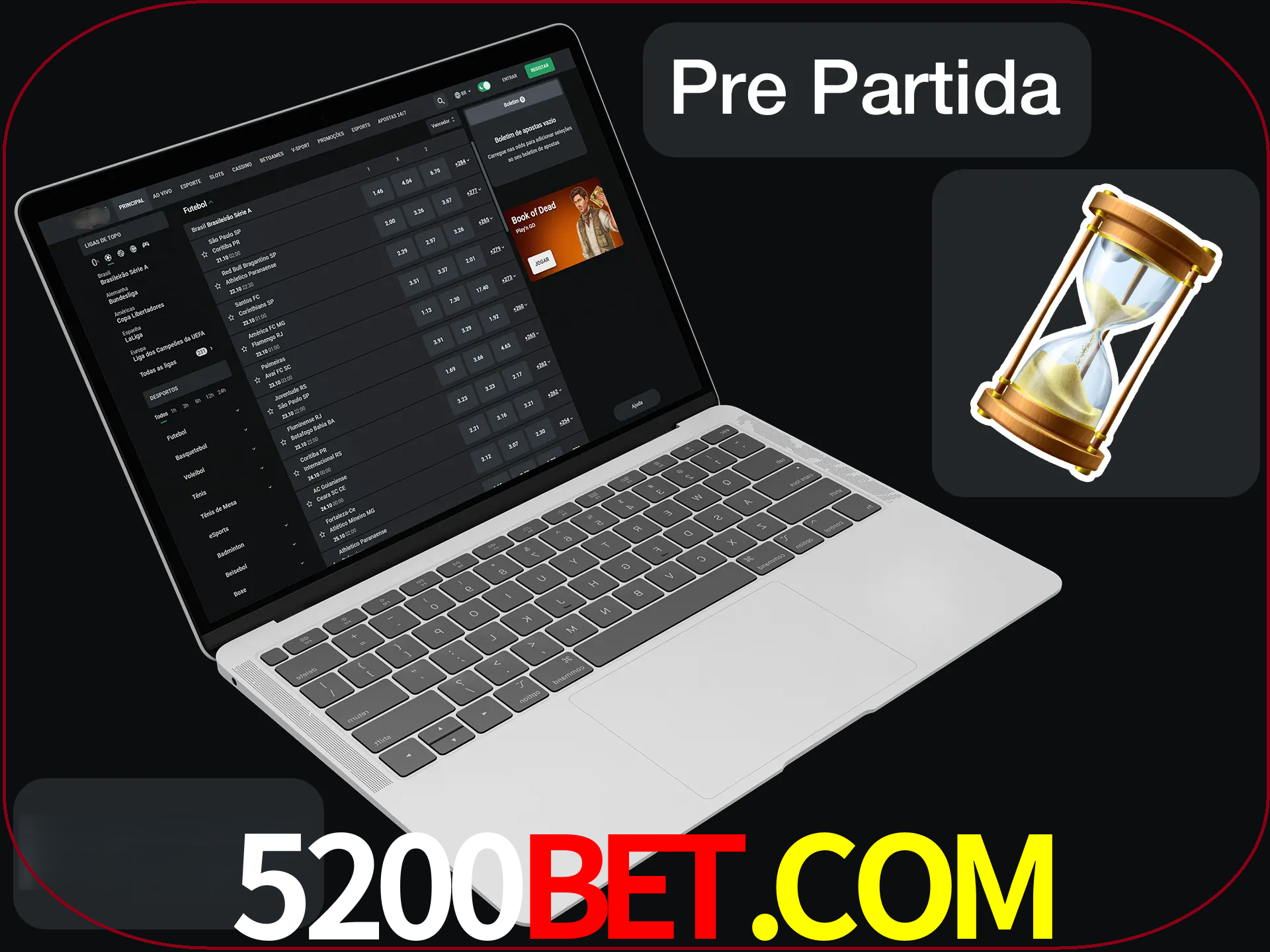 Fazer apostas em partidas futuras.